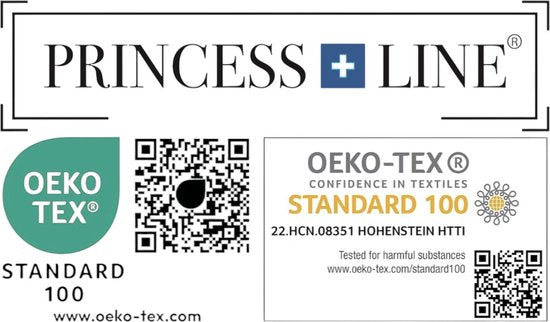 Princess Line Wasbare Waterdichte Matras Topperbeschermer-Waterdicht Badstofhoeslaken- Incontinentie Matrashoes -Ademend -Antibacteriëel - Anti-allergie- Rondom Elastiek Topper hoogte van 17 cm