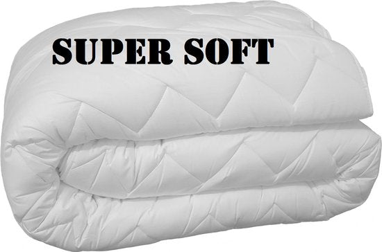 Ultra Soft Princessdekbed Enkel - Anti Allergie - Wasbaar - Wit