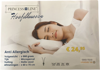 Princess Line Basic -Hoofdkussen - 60x70cm