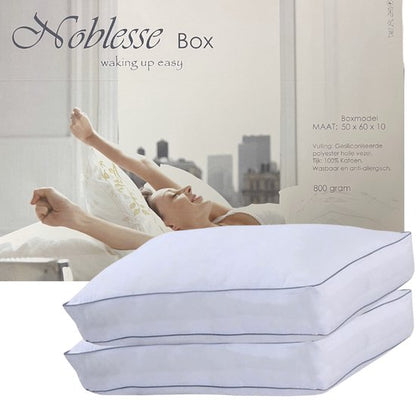 Noblesse Hoofdkussen-Boxkussen 60x50x10 cm